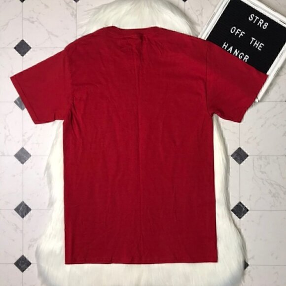 NWT Fifth Sun red Christmas theme graphic tee size S - Picture 2 of 4